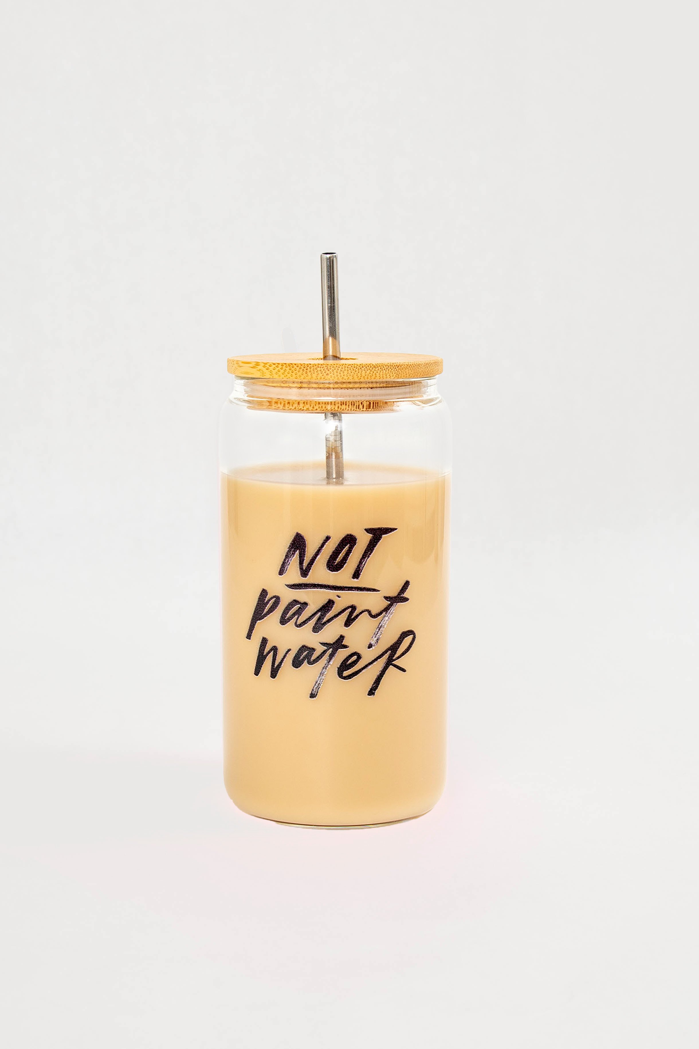 Not Paint Water Glass Can