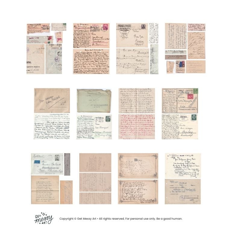 Digital Ephemera - German Letters